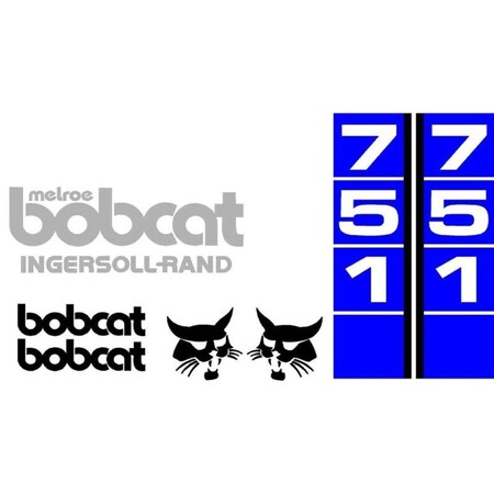 Aftermarket Decal Set BOBCAT751DECALSET